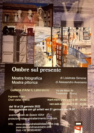 Ombre sul presente_mostra di Lisistrata Simone e Alessandro Aversano